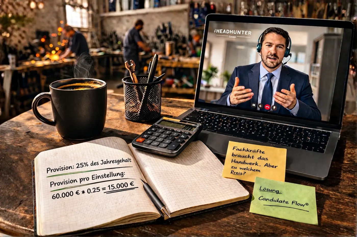 Titelbild: Headhunter im Handwerk: Segen oder 15.000 € Kostenfalle?