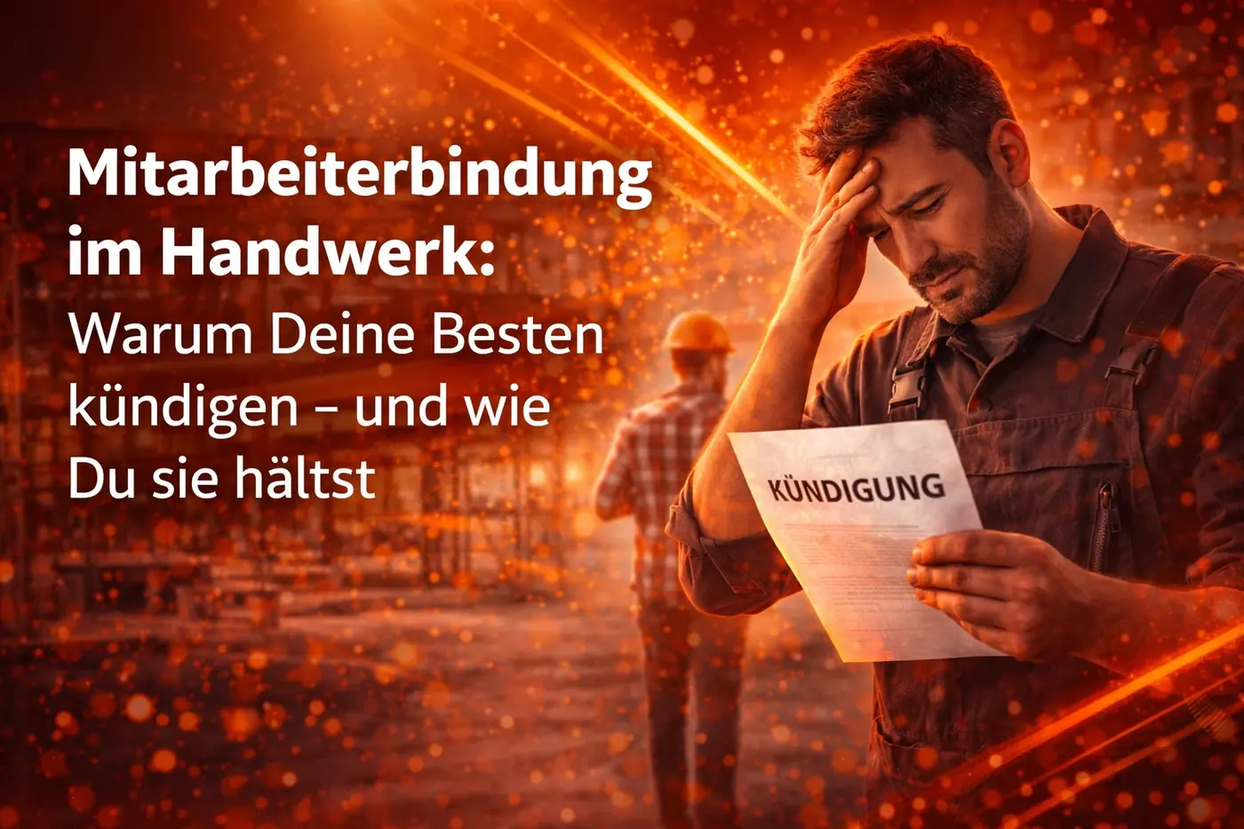 Titelbild: Mitarbeiterbindung im Handwerk: Warum Deine Besten kündigen – und wie Du sie hältst