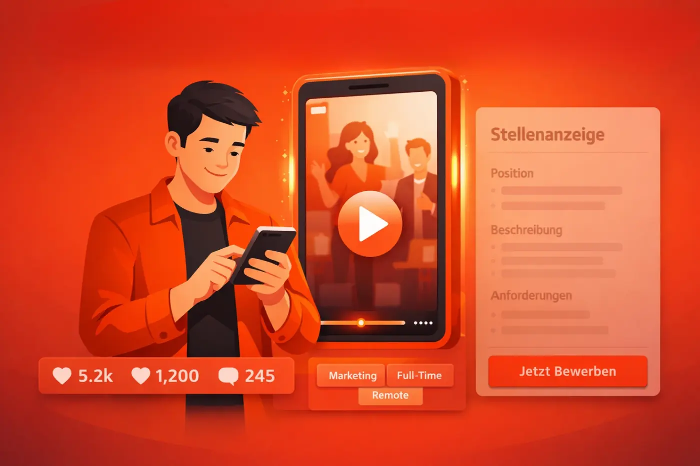 Titelbild: Recruiting Video: Warum ein guter Clip mehr bewirkt als jede Stellenanzeige