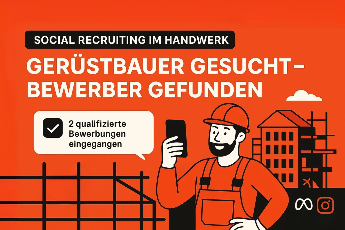 Titelbild: Social Recruiting im Gerüstbau: Warum klassische Wege versagen – und wie die Candidate Flow Methode wirkt