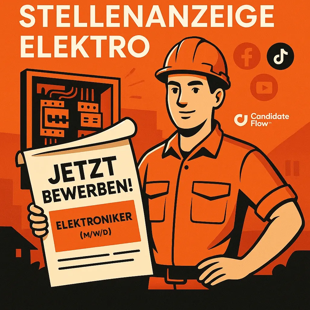 Titelbild: Stellenanzeige Elektrohandwerk: In 5 Schritten zur perfekten Bewerberansprache