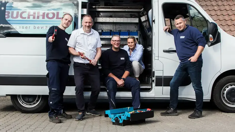 Buchholz Maschinen und Pumpen GmbH – 2 Monteur für Beregnungsanlagen eingestellt