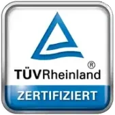 TÜV Rheinland zertifiziert